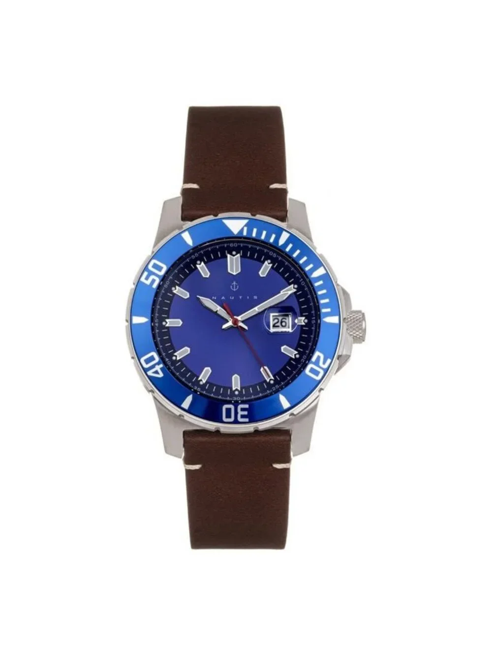 NWT Nautis Dive Pro 200 Quartz Blue Dial Men's Watch